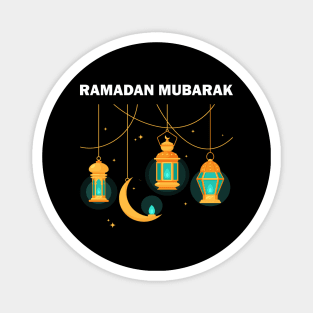 Ramadan Mubarak Ramadan Kareem Yellow Lantern Fanous Crescent Gift Magnet